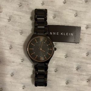 NWT Anne Klein Gunmetal Watch